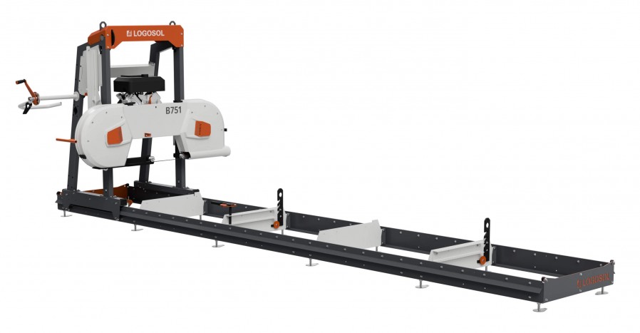 B751 Bandsaw Mill (gas, 18 hp) with electric start
