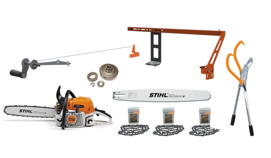 Ultimate Package for F2/F2+ Sawmill (with Stihl MS362 chainsaw)